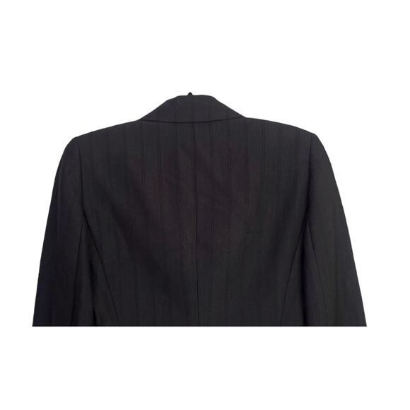 TAHARI Arthur S. Levine Sleek Modern Suit Corpcore Blazer Jacket 6 Petite Brown - Picture 5 of 14